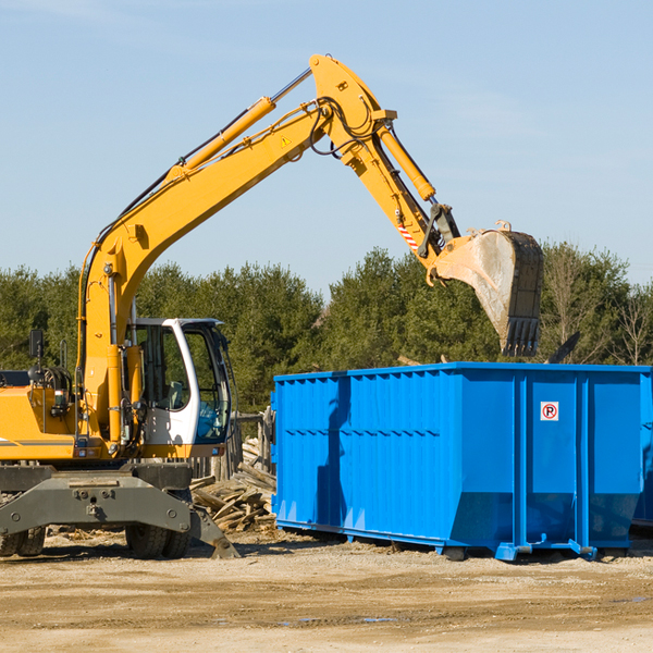 can i choose the location where the residential dumpster will be placed in Strathmoor Manor